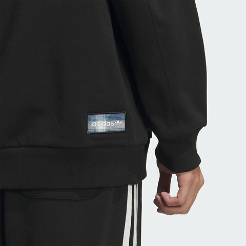 adidas Originals阿迪三叶草2025男子SWEAT CREW针织无帽卫衣KC0116