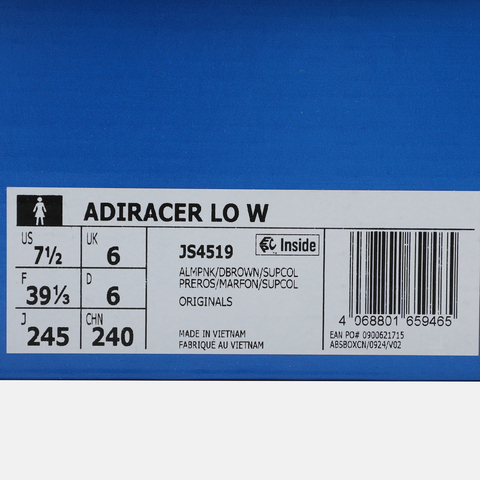 adidas Originals阿迪三叶草2025中性ADIRACER LO WORI-CLASSICJS4519