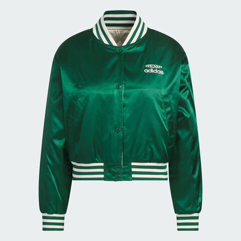 Adidas Original阿迪三叶草2025女子IH PAD JKT W薄棉服KC5814