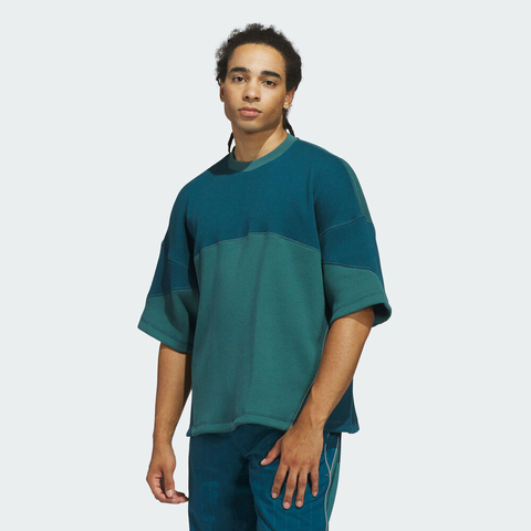 adidas Originals阿迪三叶草2025男子Sports Tee针织无领短TJX6160