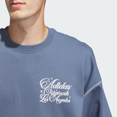 adidas Originals阿迪三叶草2025男子T-Shirt针织无领短TJX6178