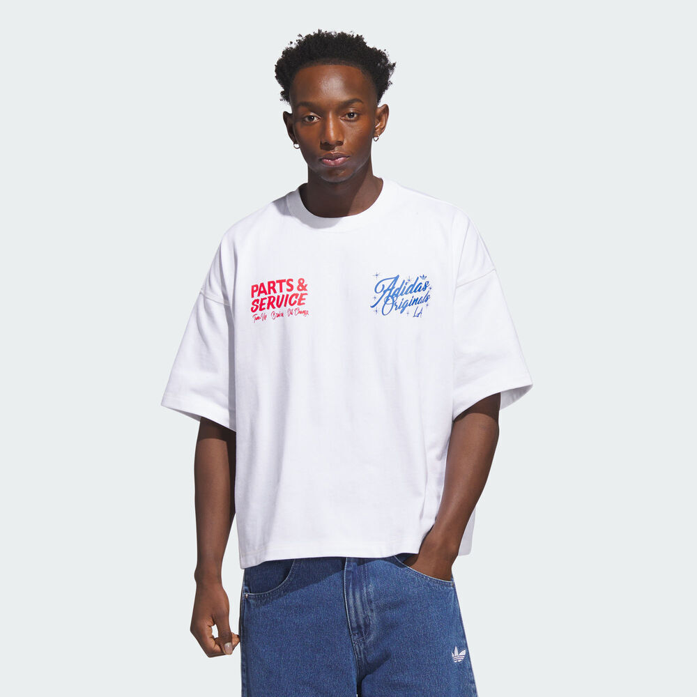 adidas Originals阿迪三叶草2025男子T-Shirt针织无领短TJX6176