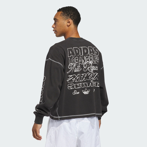 adidas Originals阿迪三叶草2025男子LS Shirt针织无领长TJX6140