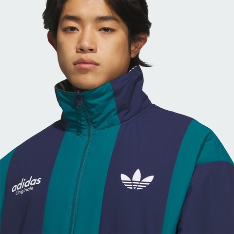 Adidas Original阿迪三叶草2025男子RS M REV JKT薄棉服KS5954