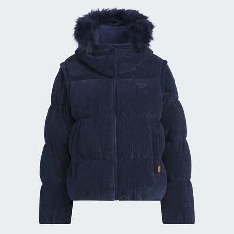 adidas Originals阿迪三叶草2025女子LUX JKT DOWN W厚羽绒服-短KS8491