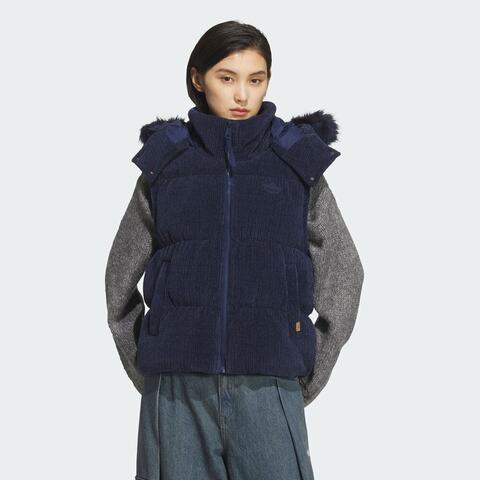 adidas Originals阿迪三叶草2025女子LUX JKT DOWN W厚羽绒服-短KS8491