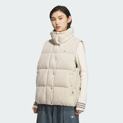 adidas Originals阿迪三叶草2025女子VEST DOWN W羽绒背心KS6111