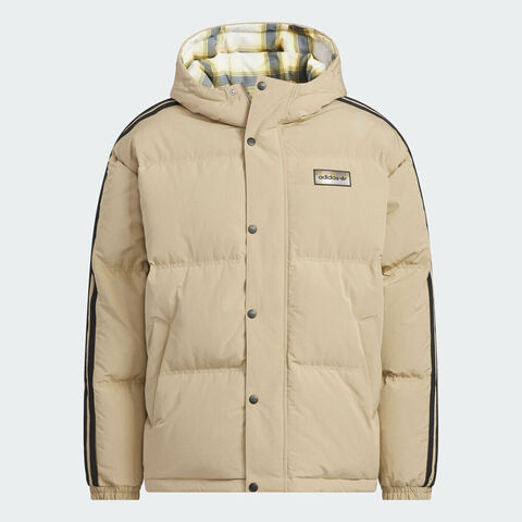 adidas Originals阿迪三叶草2025男子REVERSIBLE DOWN厚羽绒服-短KF9278