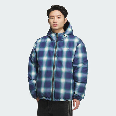 adidas Originals阿迪三叶草2025男子REVERSIBLE DOWN厚羽绒服-短KF9277