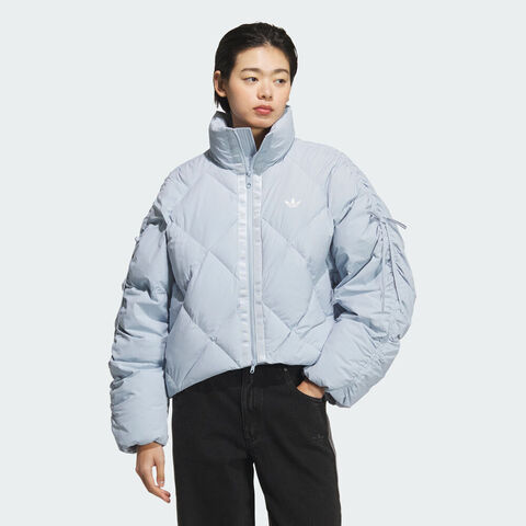 adidas Originals阿迪三叶草2025女子BOW COM DOWN厚羽绒服-短KC2612