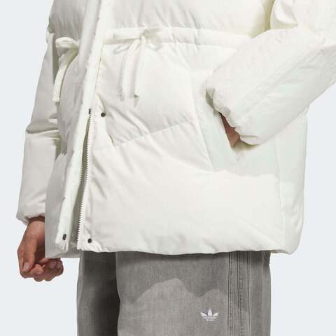 Adidas Original阿迪三叶草2025女子BOW MID DOWN厚羽绒服-短KF3685