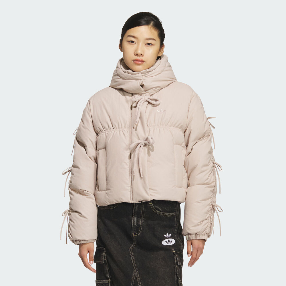 adidas Originals阿迪三叶草2025女子BOW PLAY DOWN厚羽绒服-短KC2610