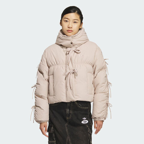 adidas Originals阿迪三叶草2025女子BOW PLAY DOWN厚羽绒服-短KC2610