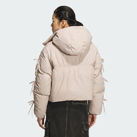 adidas Originals阿迪三叶草2025女子BOW PLAY DOWN厚羽绒服-短KC2610