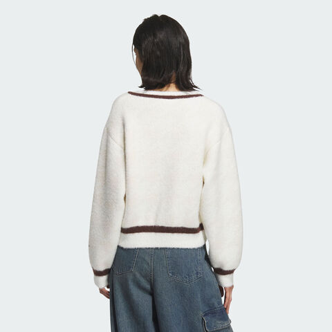 adidas Originals阿迪三叶草2025女子HTTH SWEATER毛线套头衫KC2687