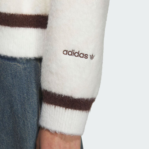 adidas Originals阿迪三叶草2025女子HTTH SWEATER毛线套头衫KC2687