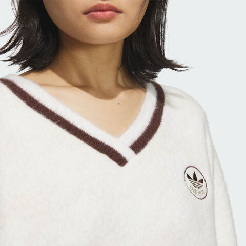 adidas Originals阿迪三叶草2025女子HTTH SWEATER毛线套头衫KC2687