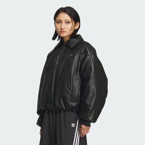 adidas Originals阿迪三叶草2025女子WJ PU DOWN W厚羽绒服-短KC2647