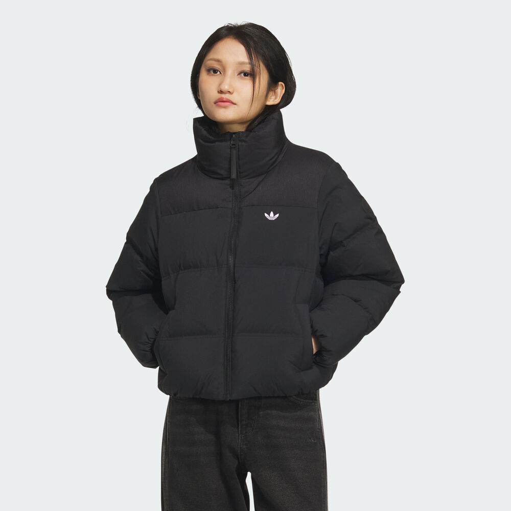 adidas Originals阿迪三叶草2025女子SHORT DOWN PUFF厚羽绒服-短KC2659