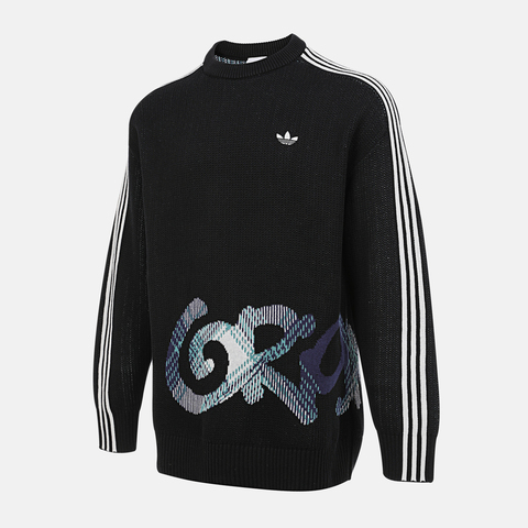 adidas Originals阿迪三叶草2025男子PLAID SWEATER毛线套头衫KC0110