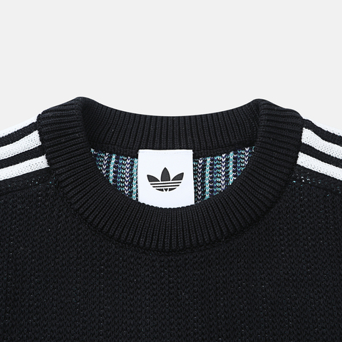 adidas Originals阿迪三叶草2025男子PLAID SWEATER毛线套头衫KC0110