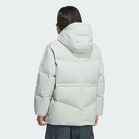 Adidas Original阿迪三叶草2025女子BOW MID DOWN厚羽绒服-短KF3686