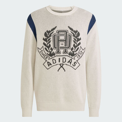 adidas Originals阿迪三叶草2025男子GRAPHIC REG JP毛线套头衫JX8214