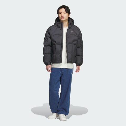 adidas Originals阿迪三叶草2025男子PUFFER JKT DOWN厚羽绒服-短KS6079