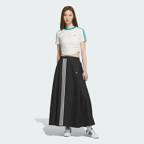 adidas Originals阿迪三叶草2025女子NEW CN SKIRT针织长裙KC5843