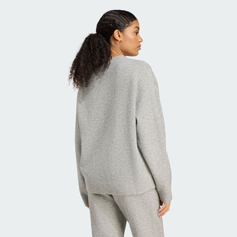 adidas Originals阿迪三叶草2025女子KNITTED SWEATER毛线套头衫KF2341