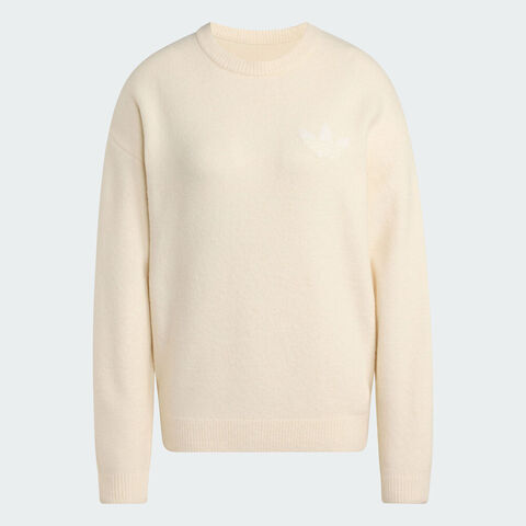 adidas Originals阿迪三叶草2025女子KNITTED SWEATER毛线套头衫KF2339