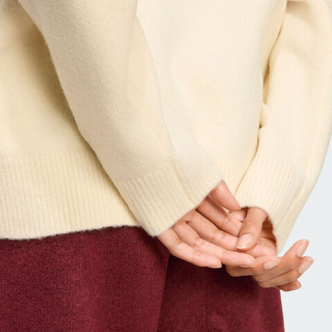 adidas Originals阿迪三叶草2025女子KNITTED SWEATER毛线套头衫KF2339