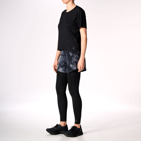 adidas Originals阿迪三叶草2025女子W RUN SS TEE针织无领长TJW3759