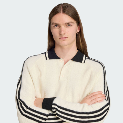 adidas Originals阿迪三叶草2025男子KNITTED JERSEY毛线套头衫JX3836