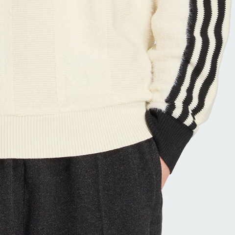 adidas Originals阿迪三叶草2025男子KNITTED JERSEY毛线套头衫JX3836