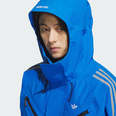 adidas Originals阿迪三叶草2025男子GORE 3L JKT梭织连帽外套KA3942