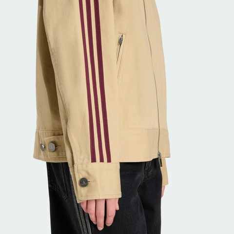 adidas Originals阿迪三叶草2025女子TWILL FB JKT梭织无帽外套KF2312