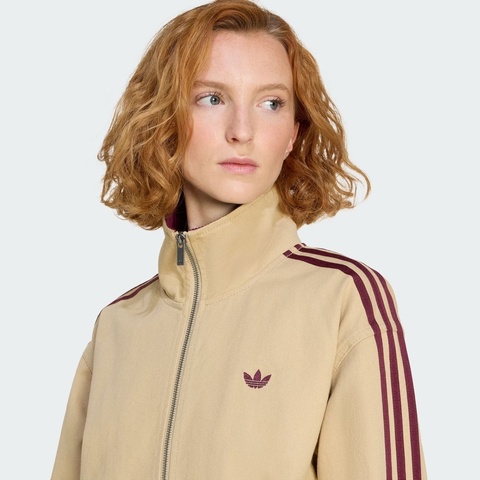 adidas Originals阿迪三叶草2025女子TWILL FB JKT梭织无帽外套KF2312