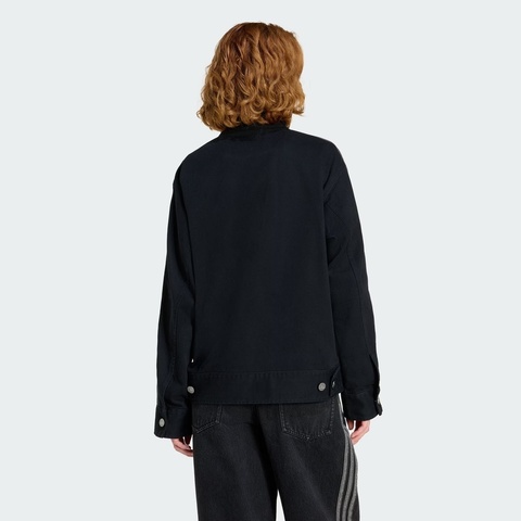 adidas Originals阿迪三叶草2025女子TWILL FB JKT梭织无帽外套KF2311