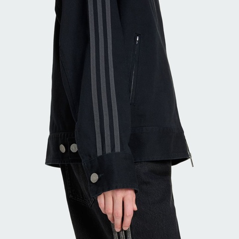 adidas Originals阿迪三叶草2025女子TWILL FB JKT梭织无帽外套KF2311