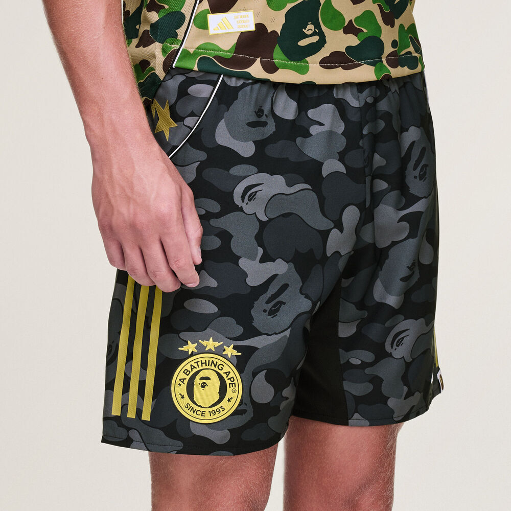 adidas Originals阿迪三叶草2025男子BAPE FB SHORTS梭织短裤KB2204