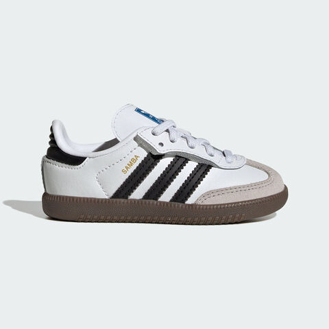 adidas Originals阿迪三叶草2025男婴童SAMBA OG CF EL I三叶草童装JQ3191