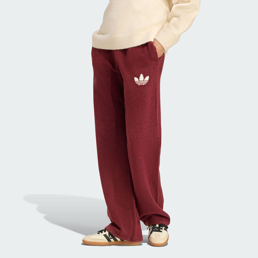 adidas Originals阿迪三叶草2025女子KNITTED PANTS针织长裤KF2533