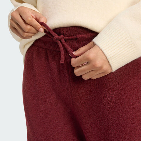 adidas Originals阿迪三叶草2025女子KNITTED PANTS针织长裤KF2533