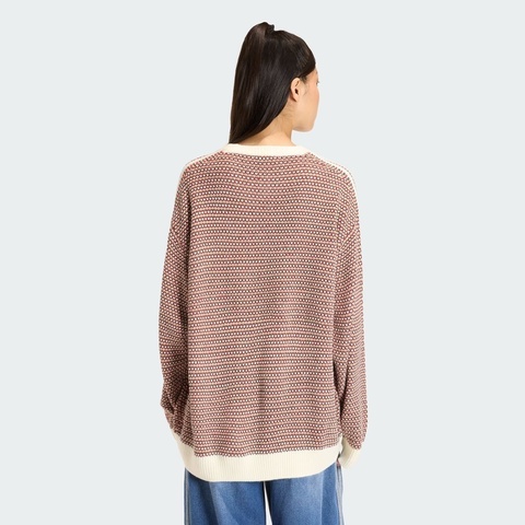 Adidas Original阿迪三叶草2025男子KNIT SWEATER毛线套头衫KQ6291