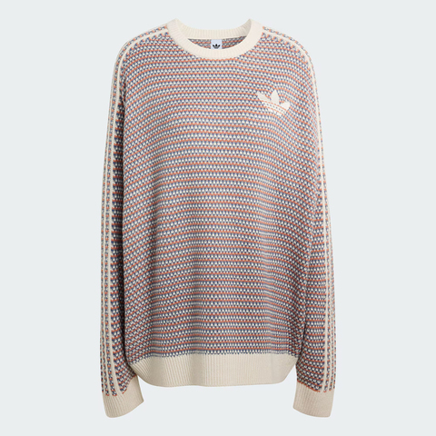 Adidas Original阿迪三叶草2025男子KNIT SWEATER毛线套头衫KQ6292