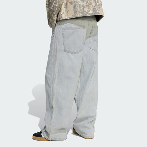 Adidas Original阿迪三叶草2025男子DENIM JEANS牛仔长裤KS6845