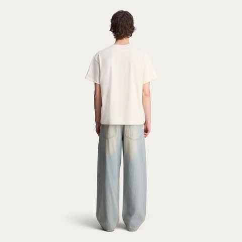 adidas Originals阿迪三叶草2025男子BRAIN DEAD TEE针织无领短TJX9393