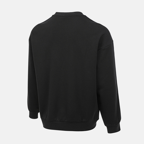 Adidas Original阿迪三叶草2025男子3S CREW针织无帽卫衣KG3898