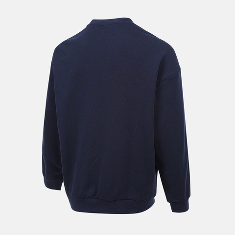 Adidas Original阿迪三叶草2025男子3S CREW针织无帽卫衣KG3899